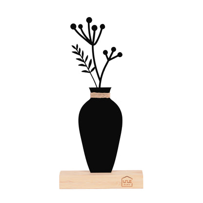 Aufsteller Blumenvase Maria schwarz