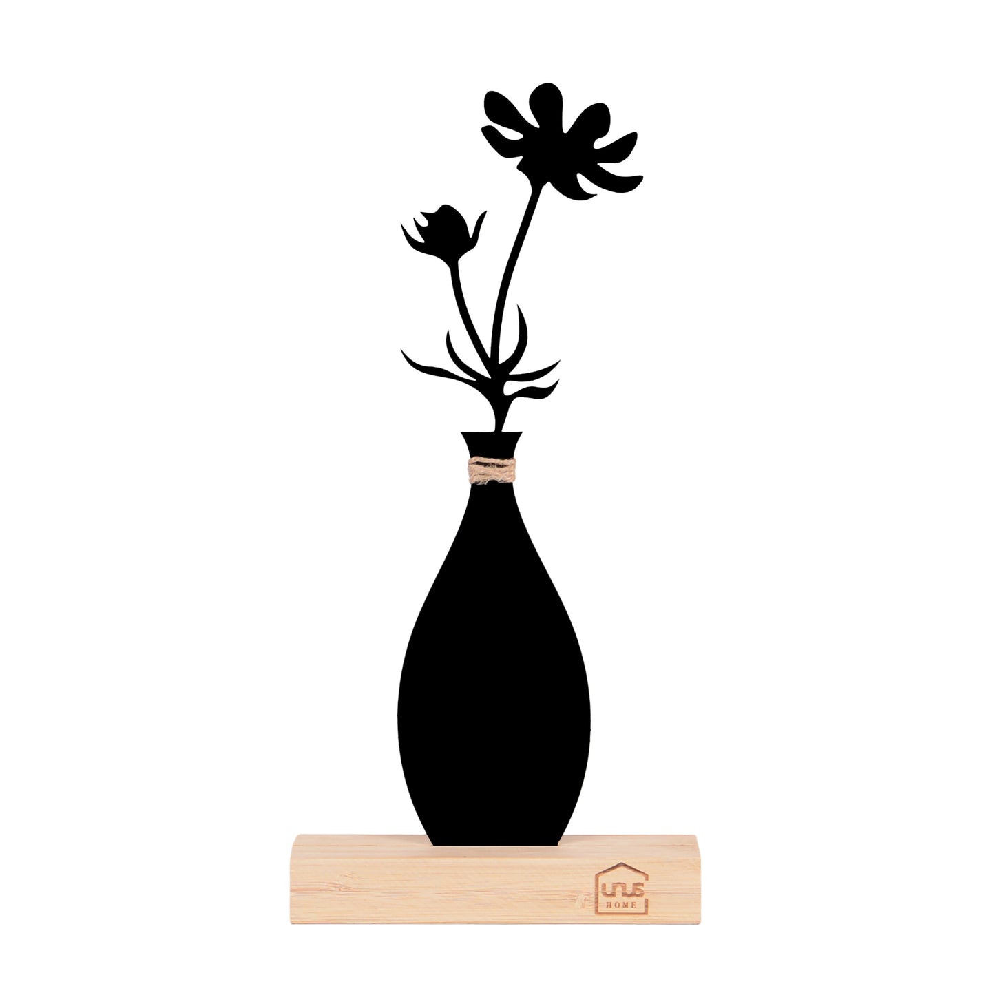 Aufsteller Blumenvase Maria schwarz