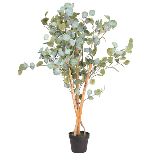 Kunstpflanze Eukalyptus Echtholzstamm in verschiedenen Größen