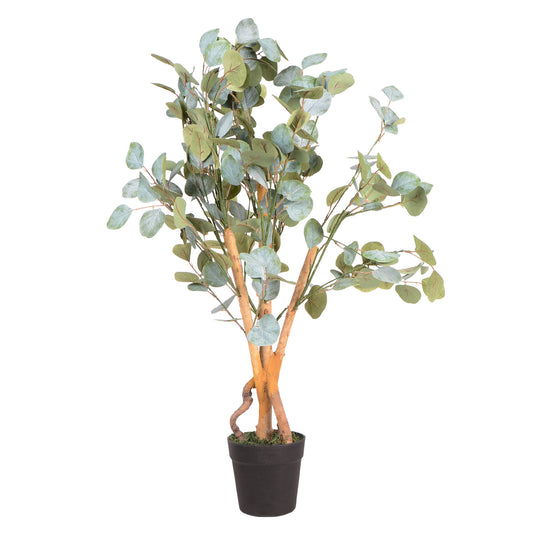 Kunstpflanze Eukalyptus Echtholzstamm in verschiedenen Größen