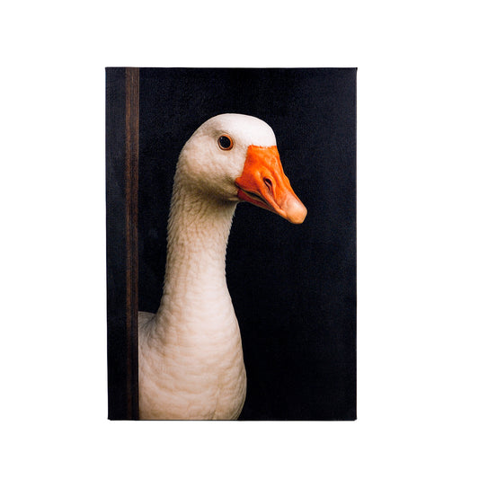 Leinwand Tierportrait Gans bespannter Keilrahmen