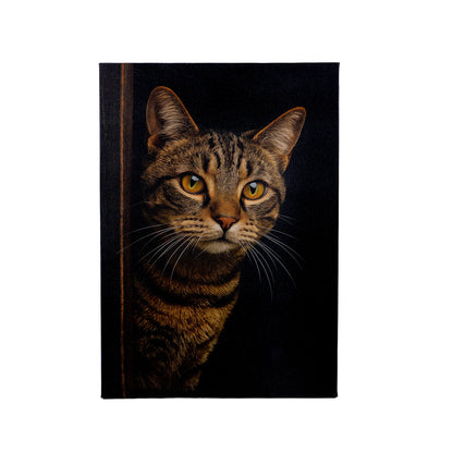 Leinwand Tierportrait Katze bespannter Keilrahmen