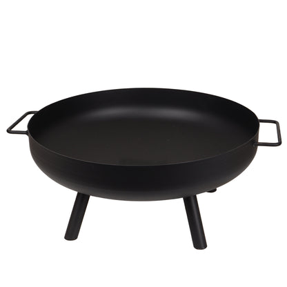 Feuerschale Arno aus Metall schwarz in 50 oder 70 cm