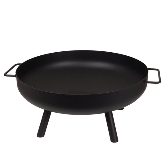 Feuerschale Arno aus Metall schwarz in 50 oder 70 cm