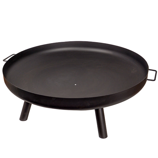 Feuerschale Arno aus Metall schwarz in 50 oder 70 cm