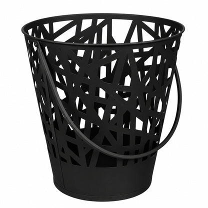 Feuerkorb Tilo aus Metall schwarz Ø 39 cm