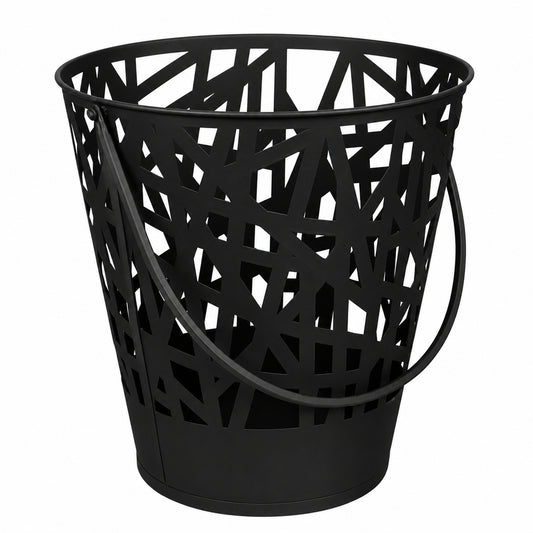 Feuerkorb Tilo aus Metall schwarz Ø 39 cm