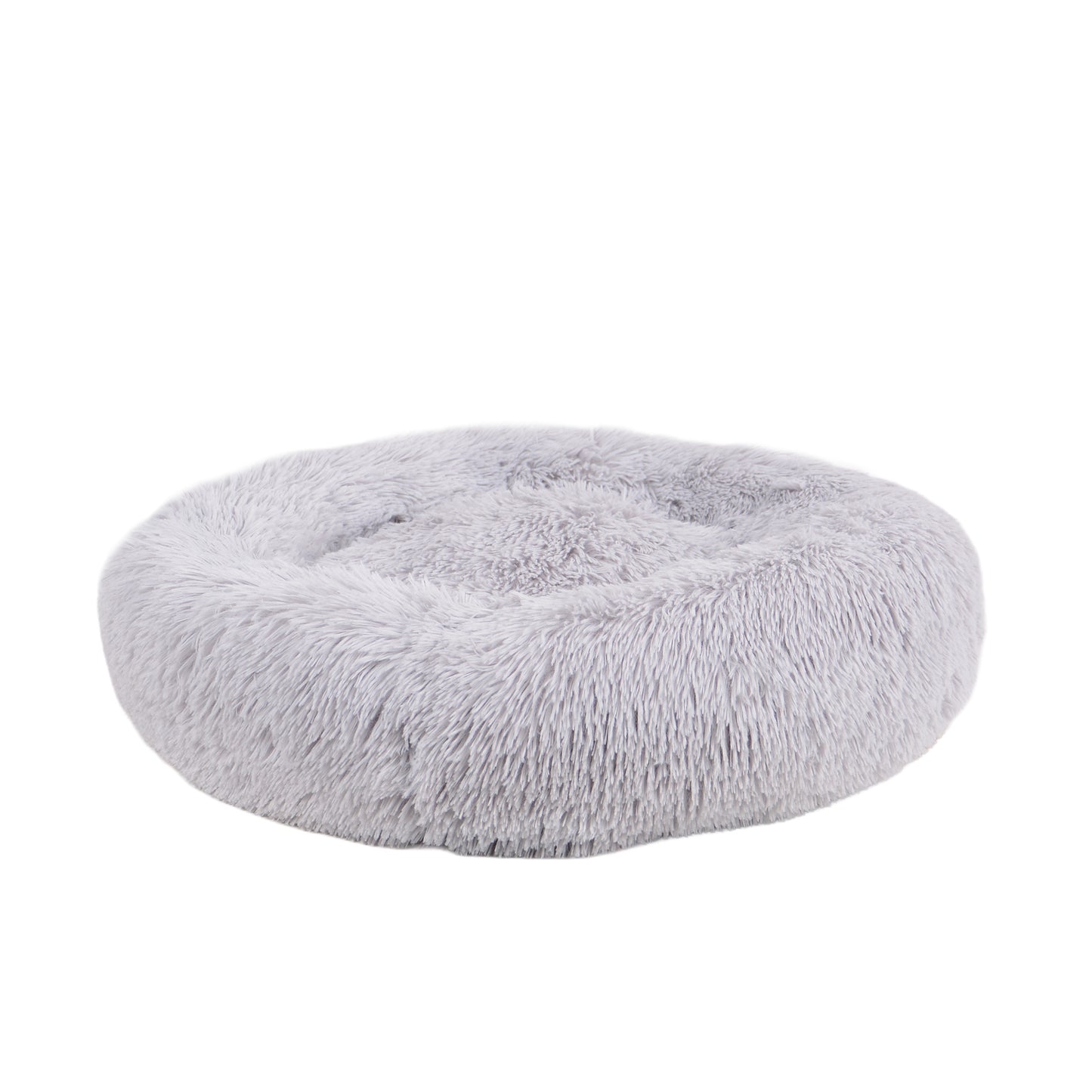 Haustierkissen Plüsch in grau