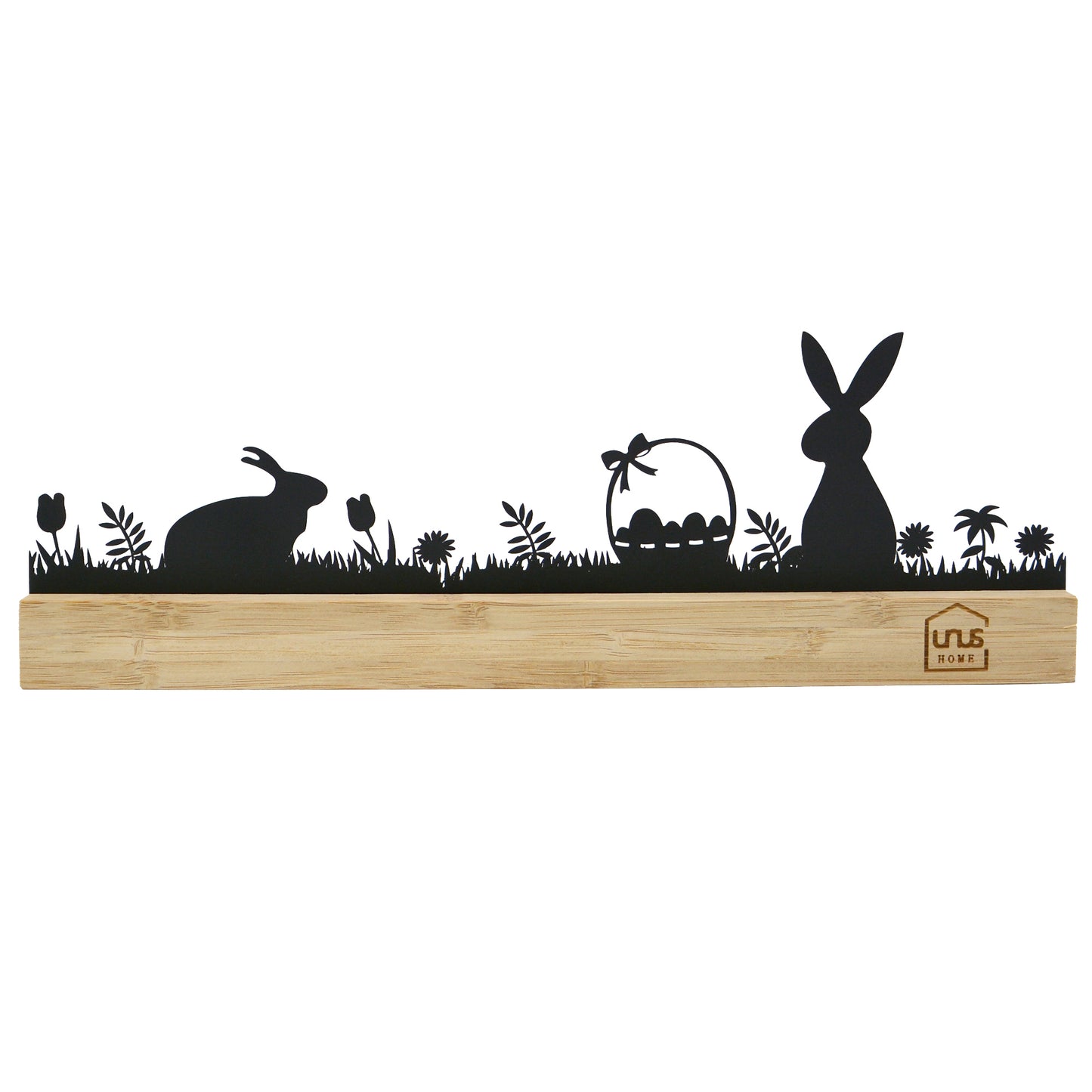Aufsteller Oster-Silhouette schwarz