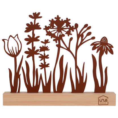 Aufsteller Blumenwiese Silhouette