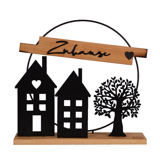 Aufsteller Deko-Schild Zuhause