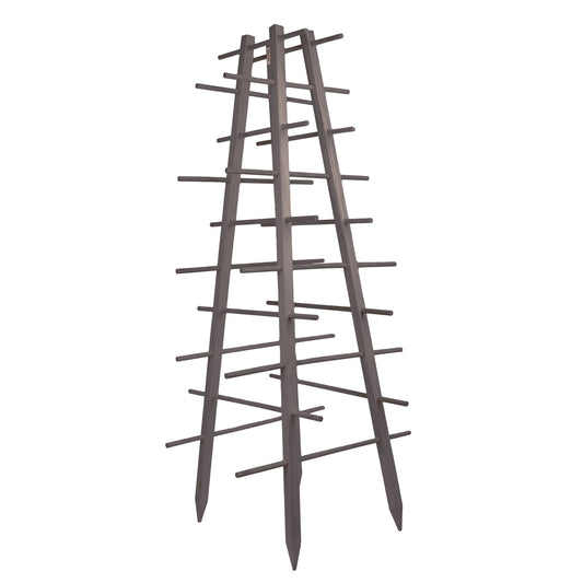 Rankturm Pyramide aus Holz, 143,5 cm hoch