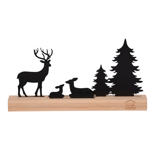 Aufsteller Hirsch mit Bäumen