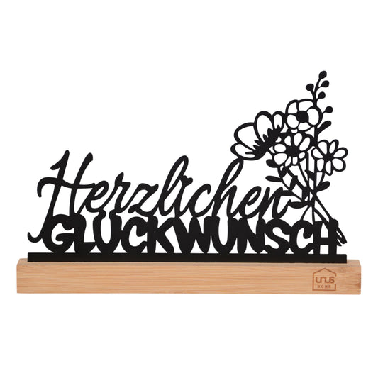 Aufsteller "Herzlichen Glückwunsch"