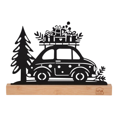Aufsteller Metall Auto mit Baum