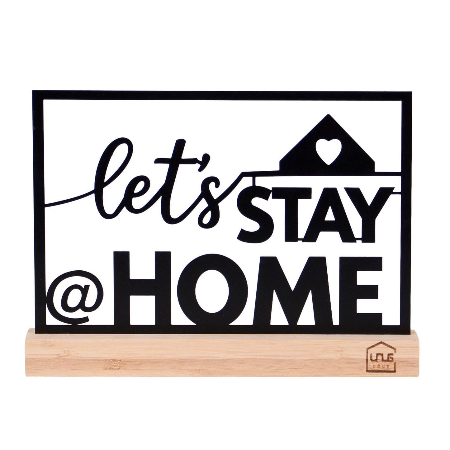 Aufsteller "Lets Stay Home"