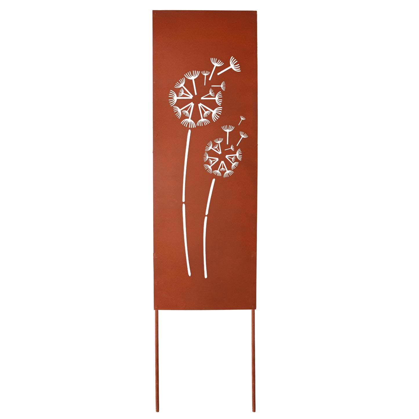 Gartenschild Rost Pusteblumen 80x28cm