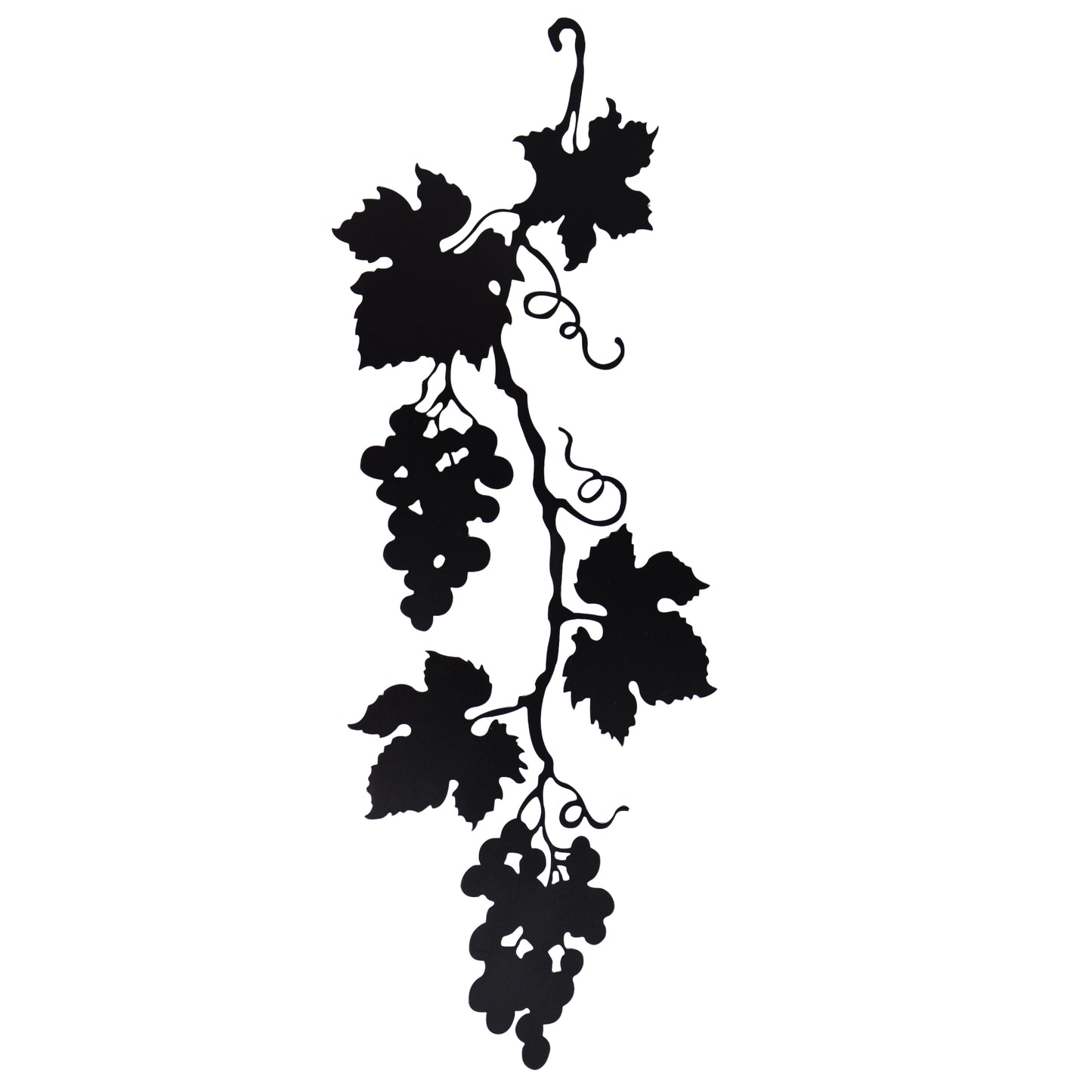 Weinrebe zum hängen in rost und schwarz