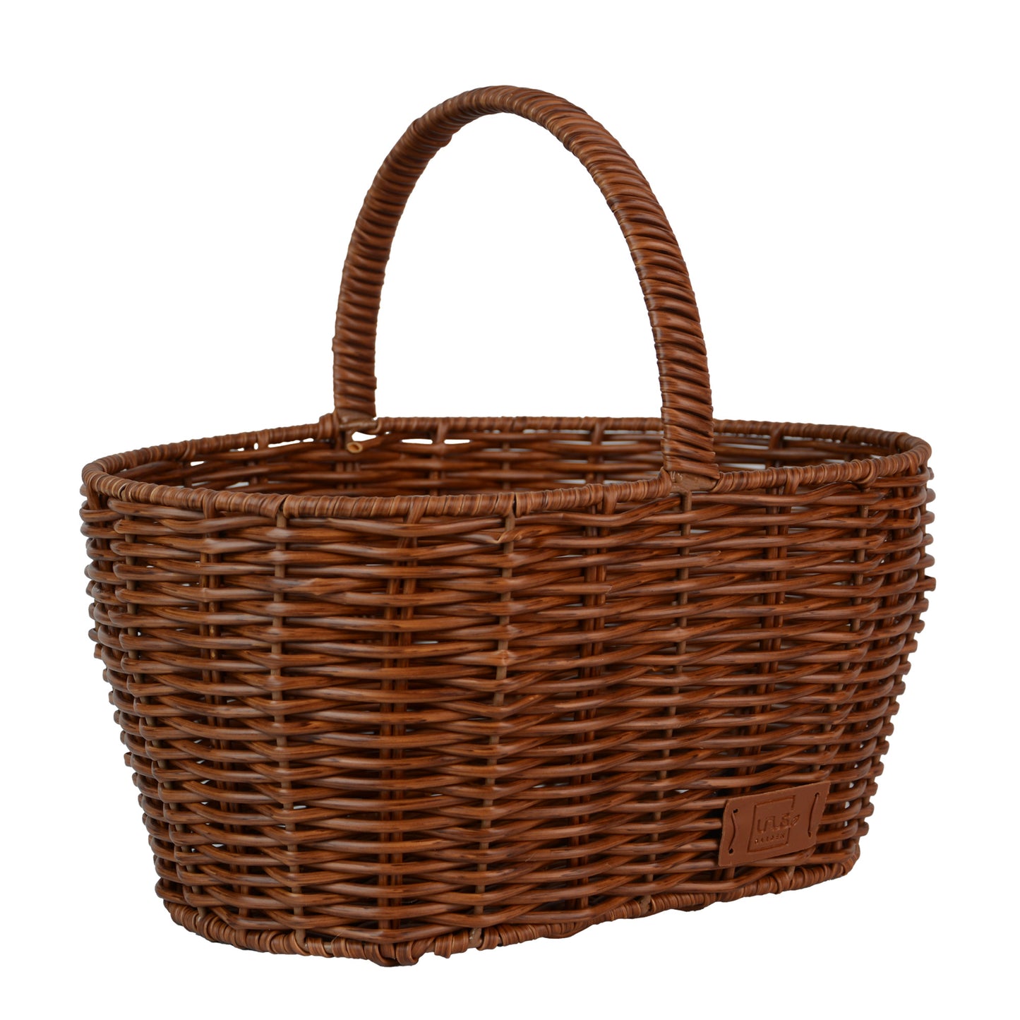 Einkaufskorb in Rattan-Optik