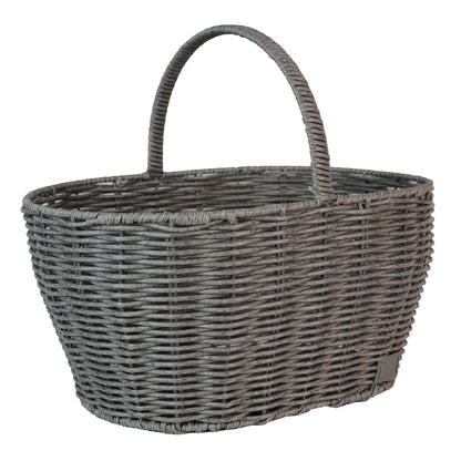 Einkaufskorb in Rattan-Optik