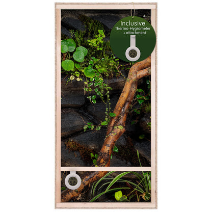 Repiterra Holz Hochterrarium mit Seitenbelüftung 60x120x60 cm