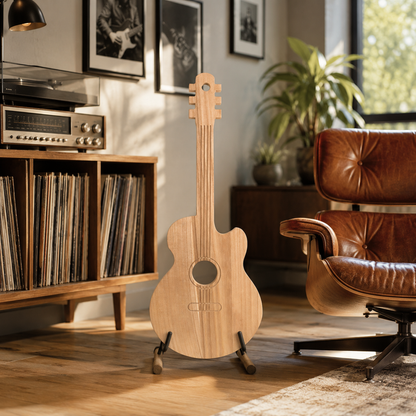 Holzgitarre "Gustav" in Natur