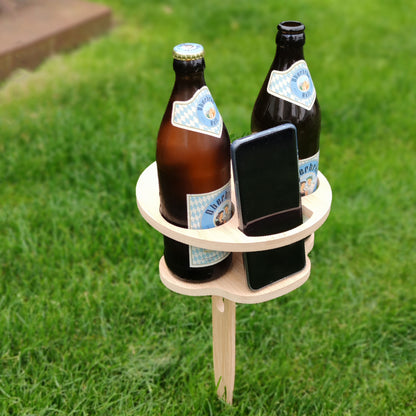 Biertisch klappbar Outdoor aus Bambus