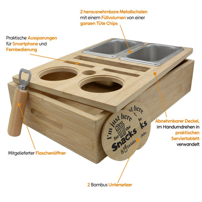 Couchbar Snackbox Bambusholz