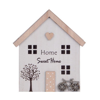 Holz-Haus Aufbewahrungsbox „Home Sweet Home“-Motiv