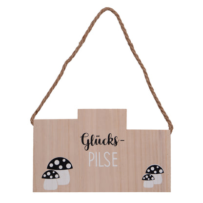 Flaschenhalter Glücks-PILSE - Bambus oder Holz