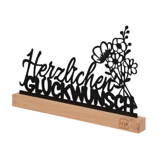 Aufsteller "Herzlichen Glückwunsch"