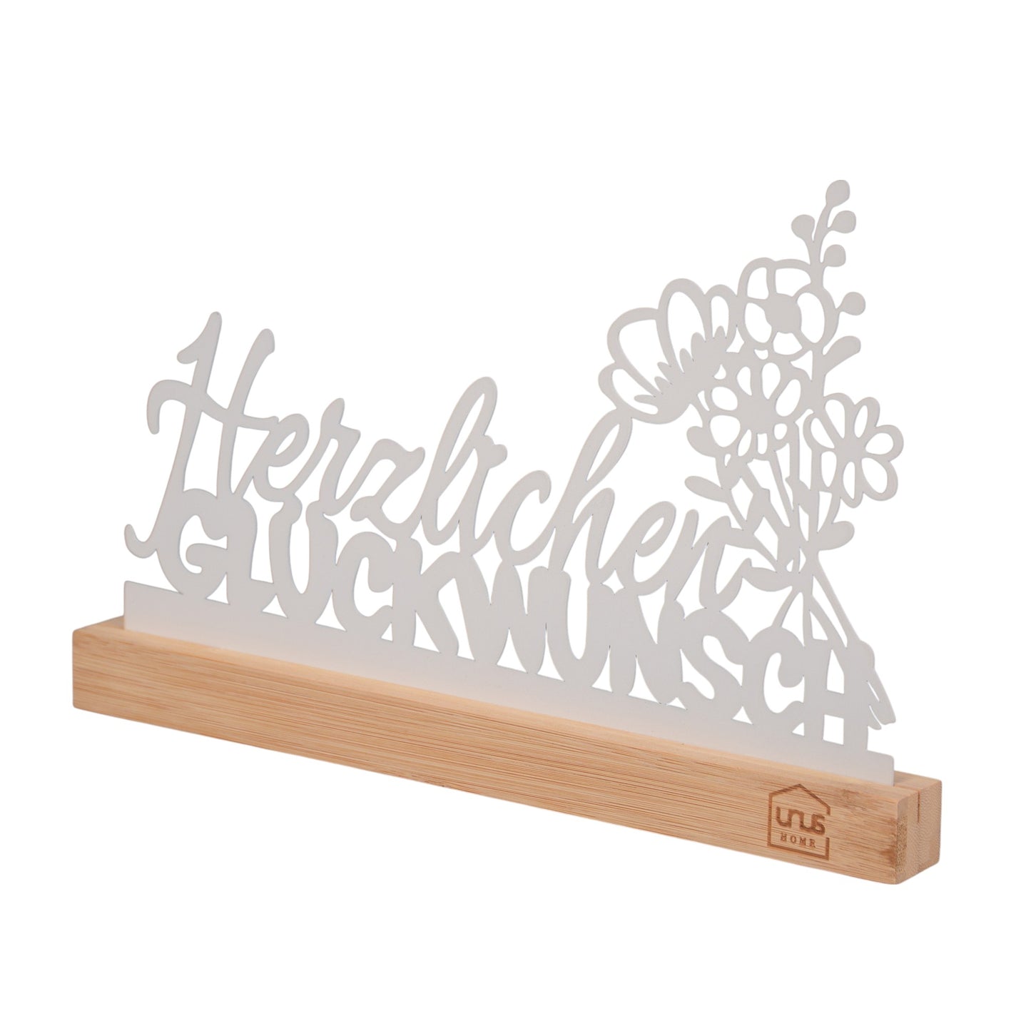 Aufsteller "Herzlichen Glückwunsch"