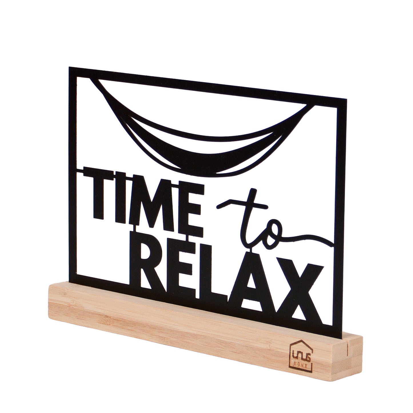 Aufsteller "Time To Relax"