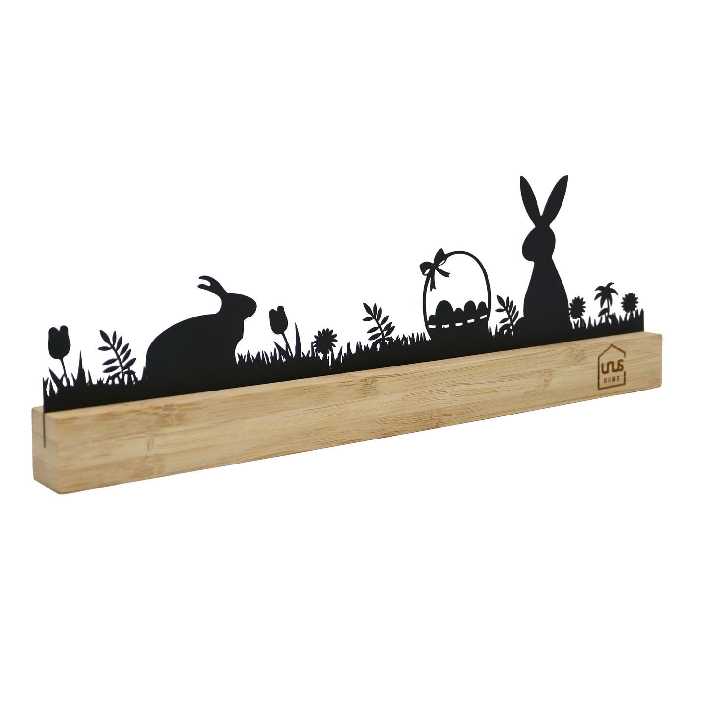 Aufsteller Oster-Silhouette schwarz