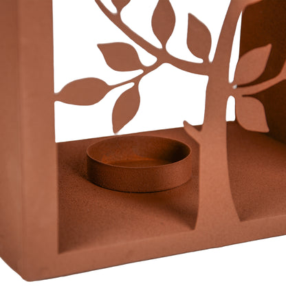 UNUS Lichthaus Garten mit Stab Rost verschiedene Motive