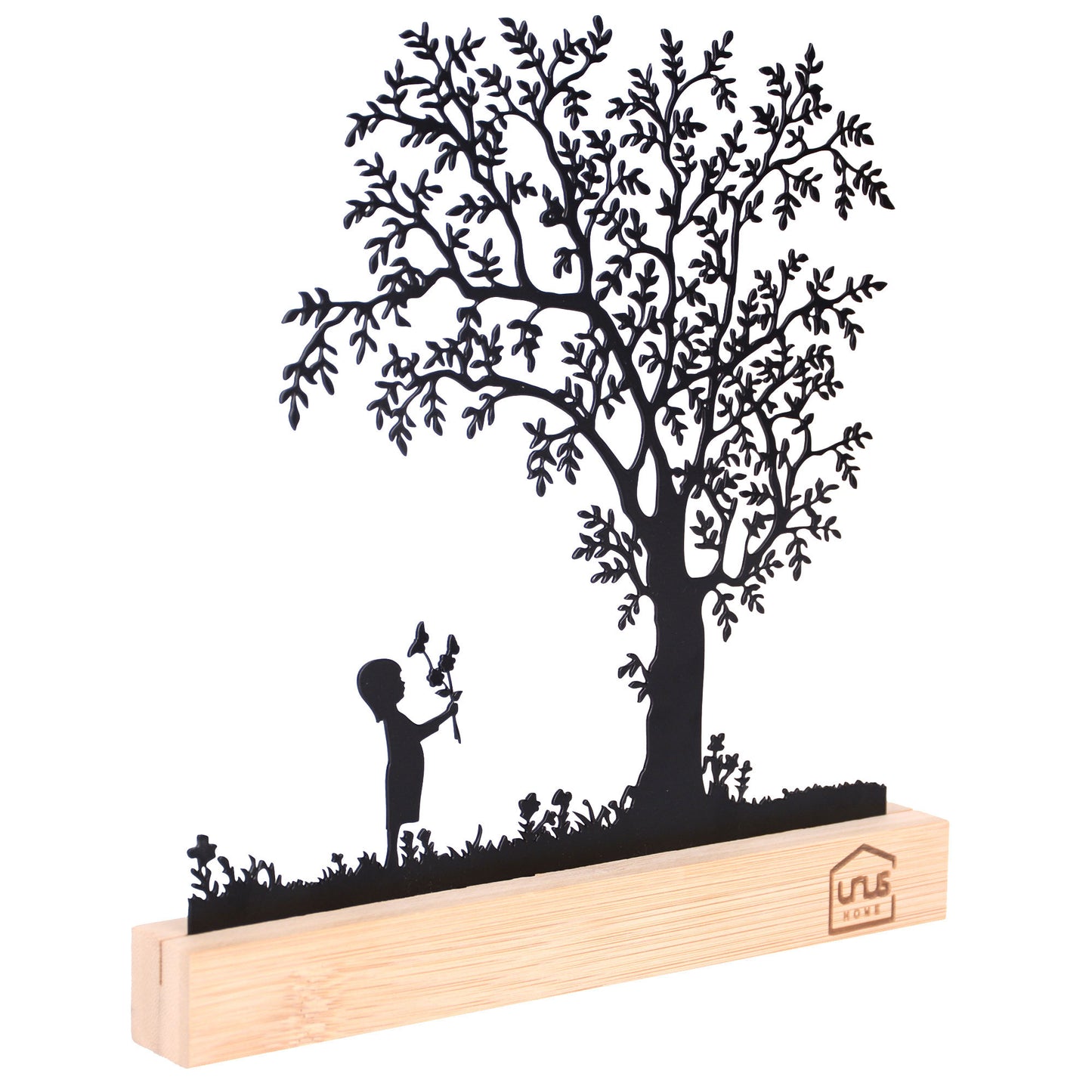 Aufsteller Baum mit Kind