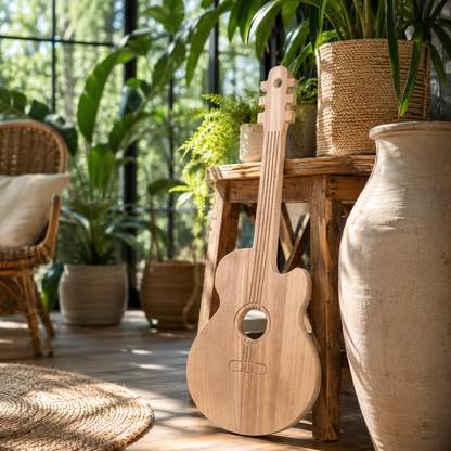 Holzgitarre "Gustav" in Natur