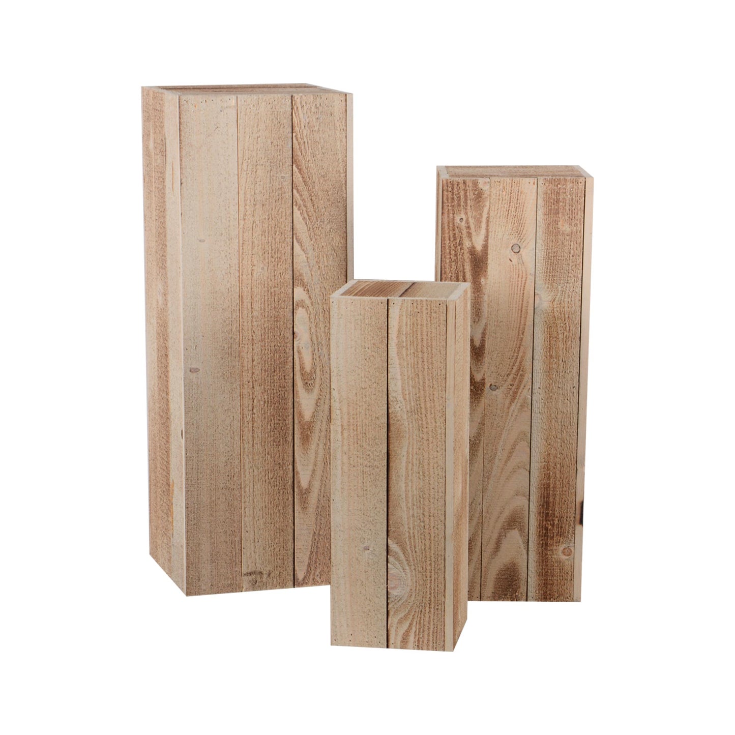 Holzsäulen 3 Set