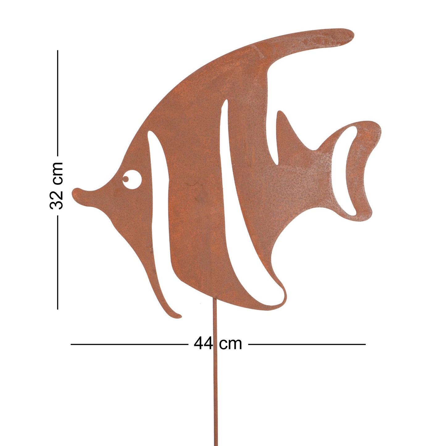 Roststecker Fische 3er Set groß