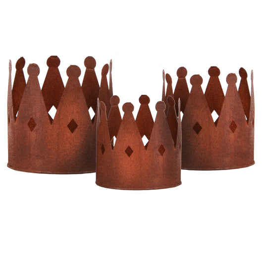 Roststecker Kronen 3er Set