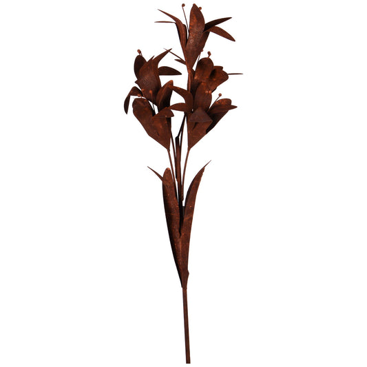Rost Metallblume Louise 100cm