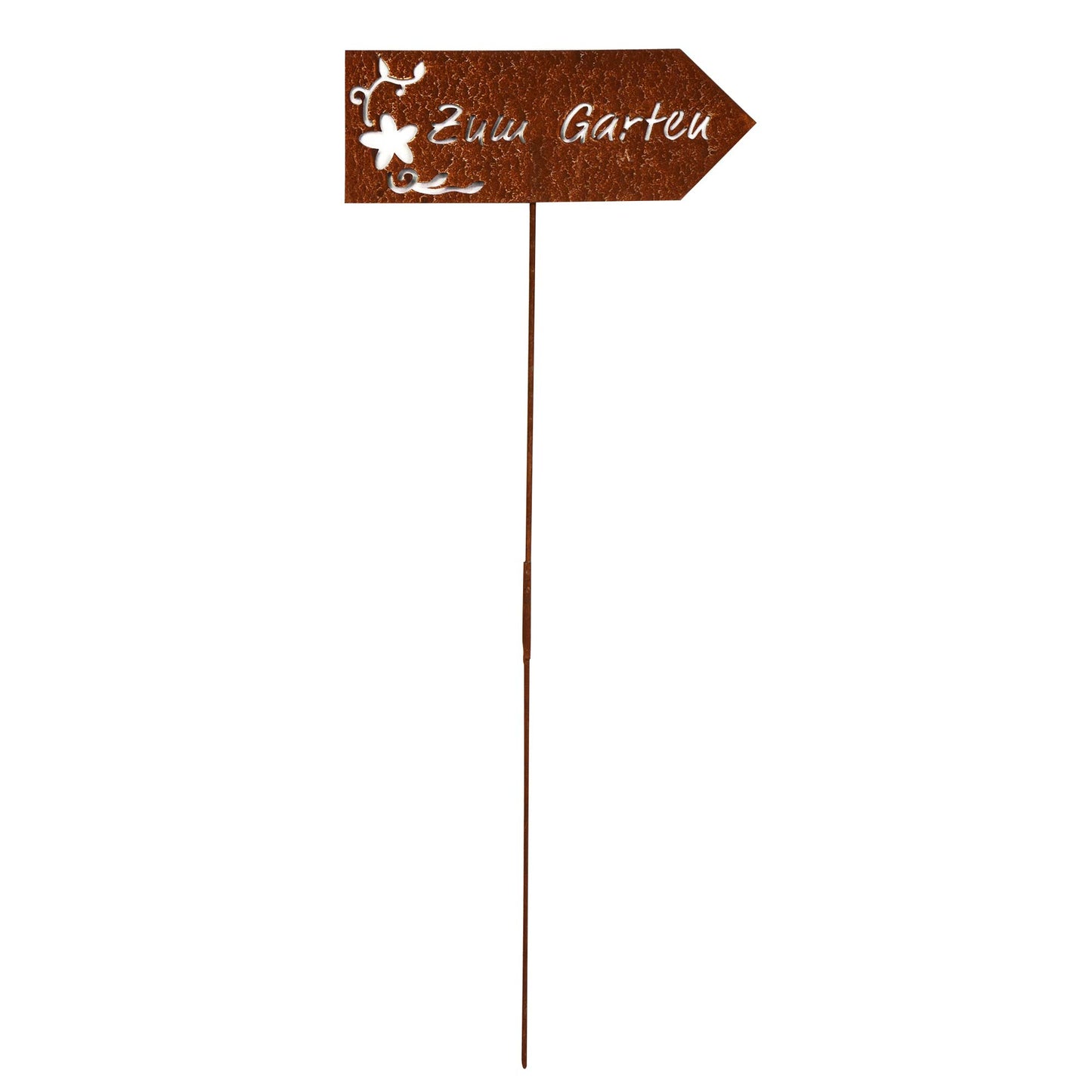 Stecker Rost Schild Zum Garten