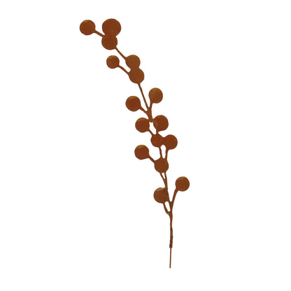 Gartenstecker Eukayptuszweig in rost