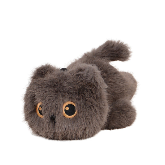 Plüschtier Kuscheltier Katze "Mokka" dunkelbraun