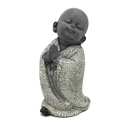 Dekofiguren Polyresin "Kleine Mönche" 3er-Set