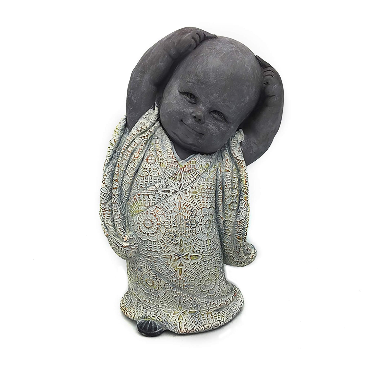 Dekofiguren Polyresin "Kleine Mönche" 3er-Set