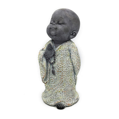 Dekofiguren Polyresin "Kleine Mönche" 3er-Set