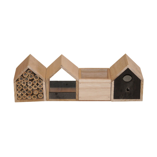 Insektenhotel 4 fach Holz