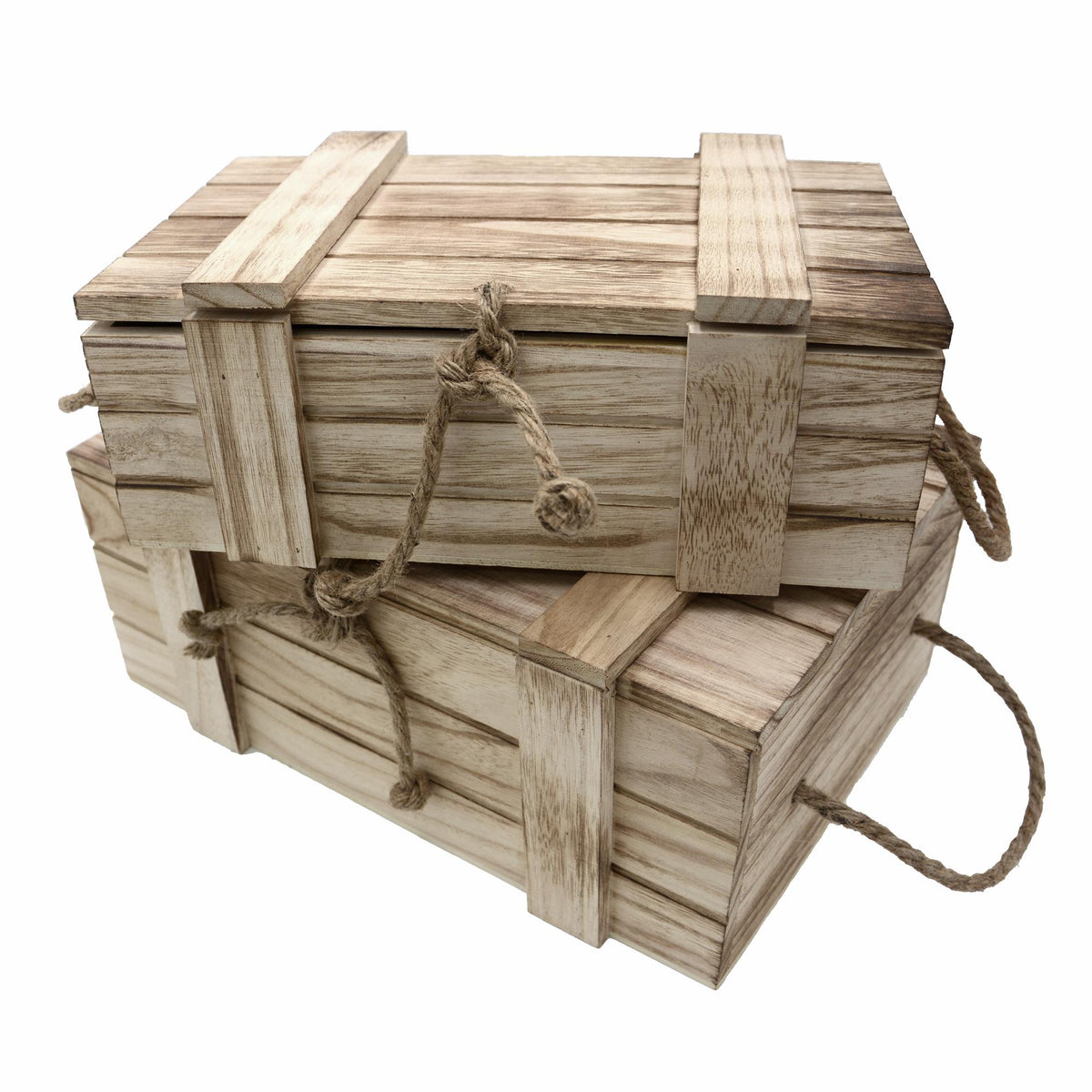 Holzkiste mit Deckel