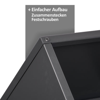Pflanzkübel aus Metall in verschiedenen Größen